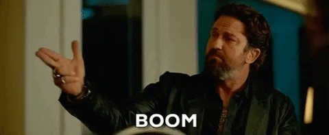 Shooting Gerard Butler Pew Pew GIF