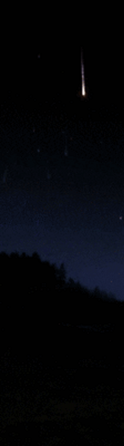 Shooting Star Falling Night Sky GIF