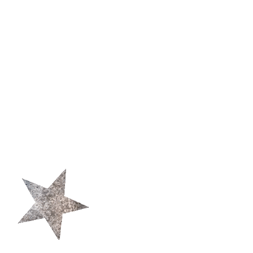 Shooting Star with Rainbow Trail