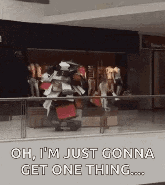 Shopping Till You Drop GIF