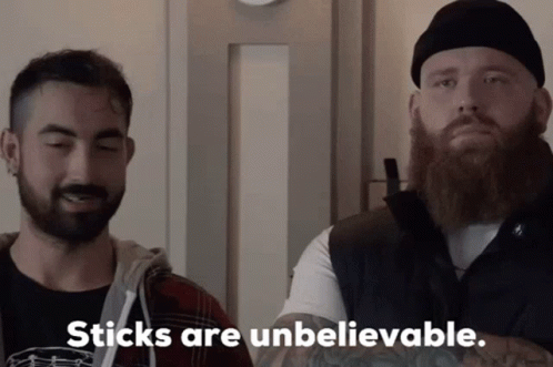 Shoresy Straight Face Sticks Are Unbelievable GIF