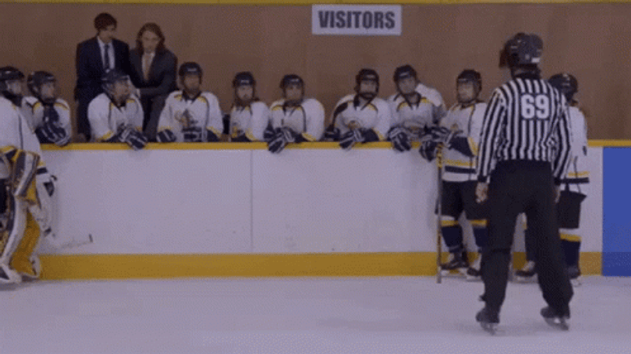 Shoresy Frantic Referee Running Around GIF