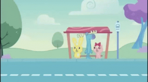 Short Bus Picked Up Passenger GIF