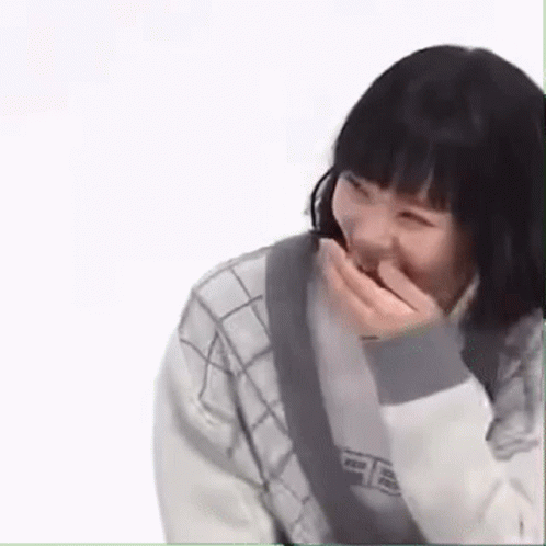 Short Hair Korean Girl Slay GIF