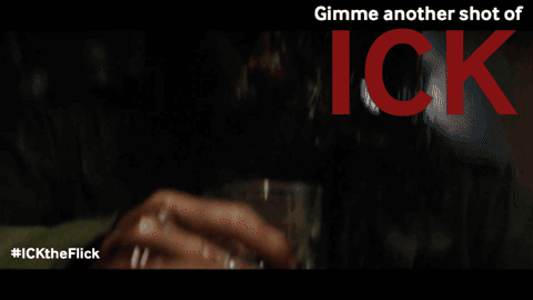 Shot Glass Of Liquor Next To Meat GIF