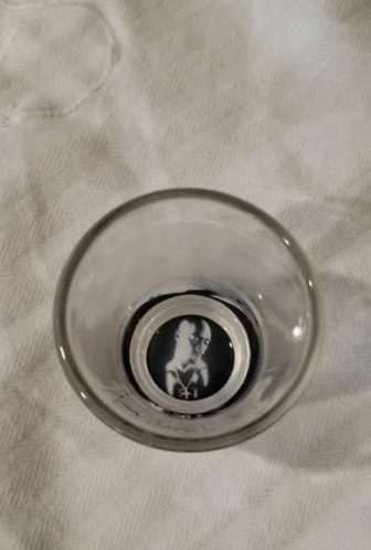 Shot Glass On Towel GIF