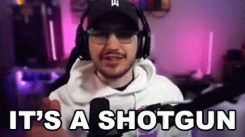 Man Speaking It Is A Shotgun GIF