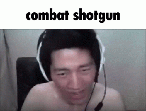 Man Frustrated Combat Shotgun GIF