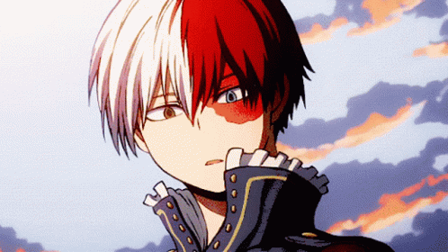Shoto Todoroki Shy GIF