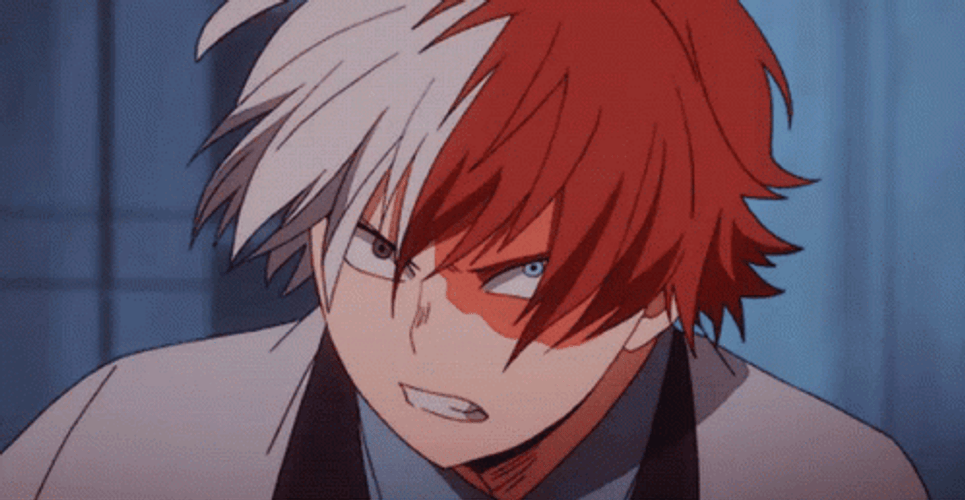Shoto Todoroki Ice Attack GIF