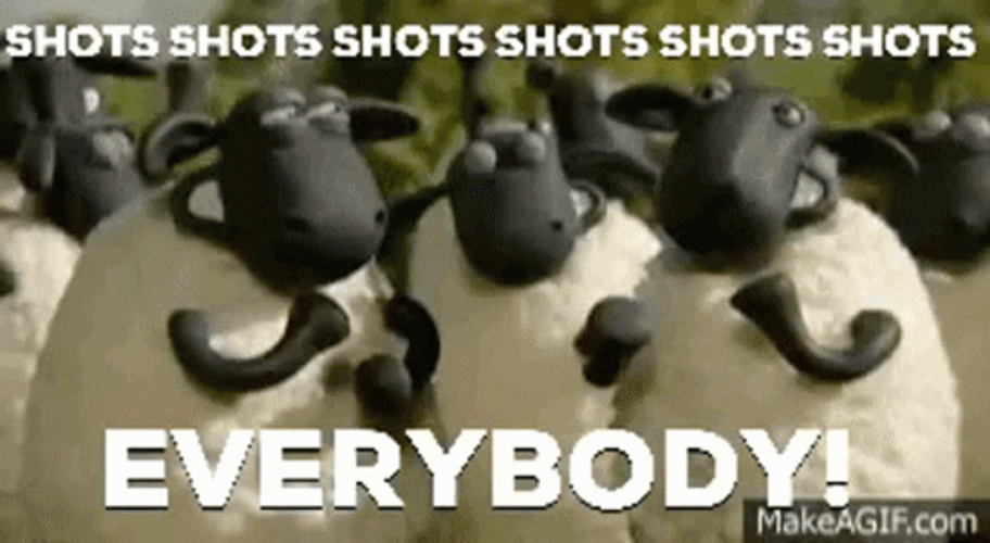 Shots Shots Shots Shaun The Sheep GIF