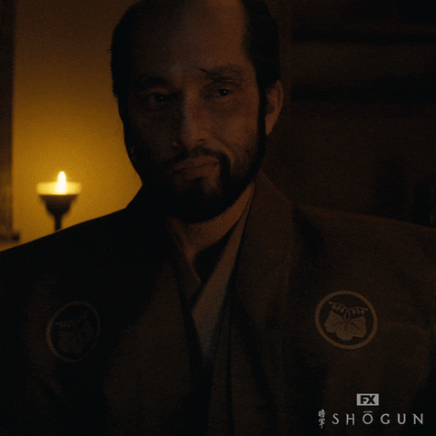 Shougun Sipping Soup Scene GIF