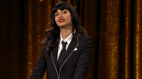 Shoulder Shrug Jameela Jamil GIF