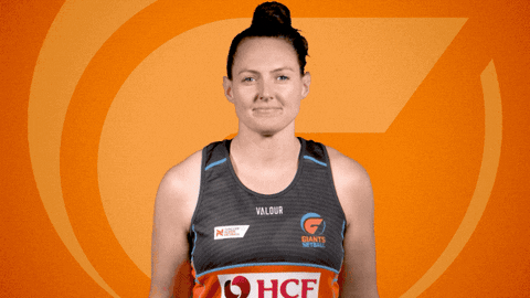 Shoulder Shrug Netball Sam Poolman GIF