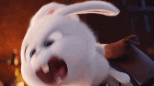 Shouting Angry Snowball GIF