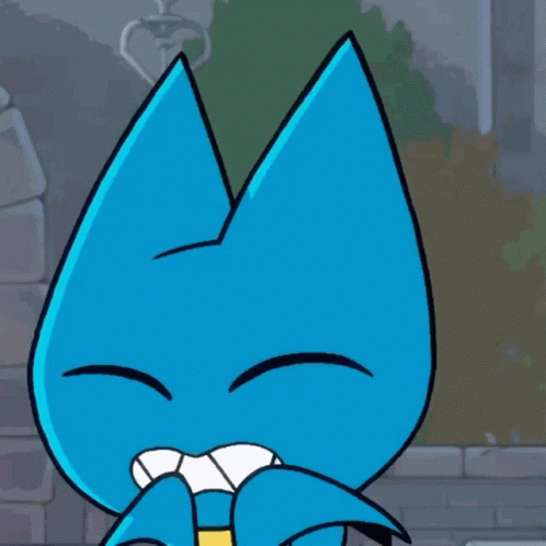 Shouting Mao Mao Adorabat Blue Cat Bat GIF