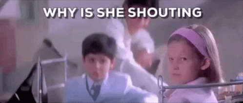 Shouting Reaction Cute Girl Bollywood Movie GIF