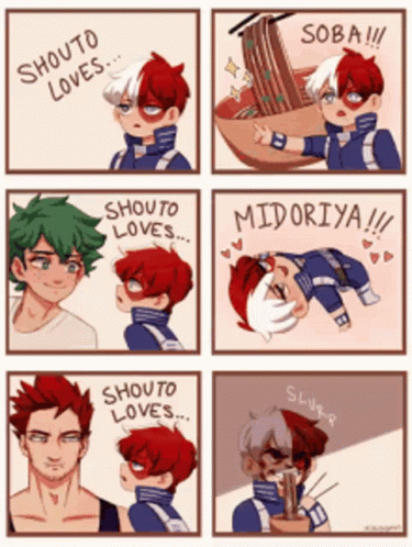 Shouto Loves Midoriya Soba Shouto Loves Shouto Loves Shouto Loves GIF