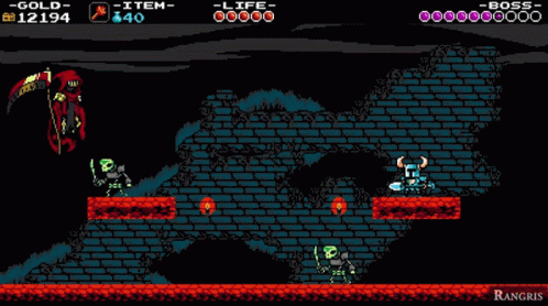 Shovel Knight Escape GIF