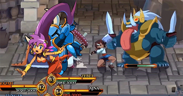 Shovel Knight Fighting GIF