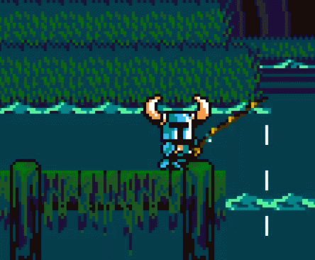 Shovel Knight Fishing GIF