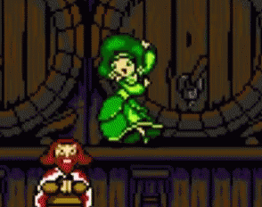 Shovel Knight Green Lady GIF