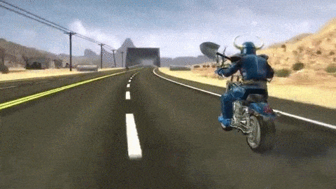 Shovel Knight Motorcycle GIF