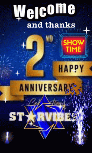 Show Time Happy 2 Year Work Anniversary GIF