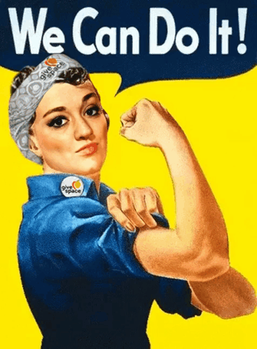 Show Your Muscles We Can Do This GIF