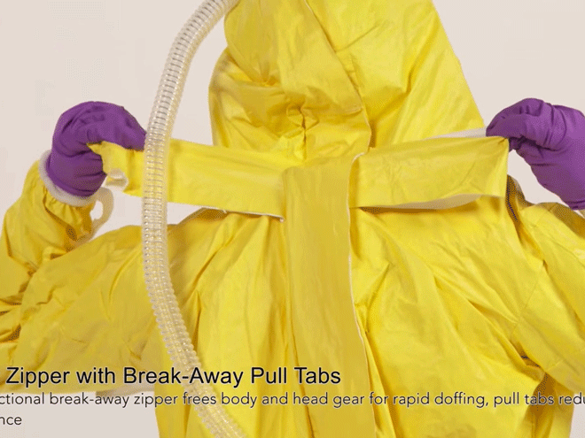 Showing Easy Hazmat Suit Feature GIF