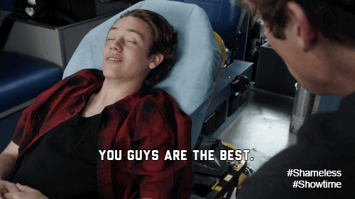 Showtime Carl Gallagher You Guys Are Best GIF