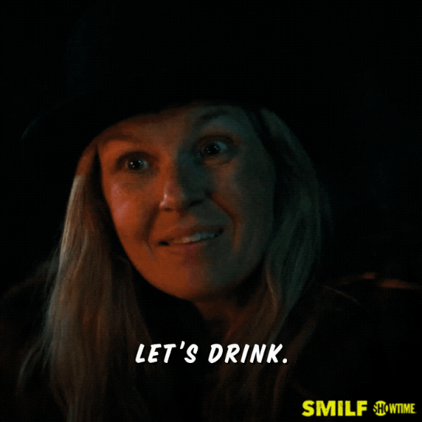 Showtime Connie Britton Let's Drink GIF
