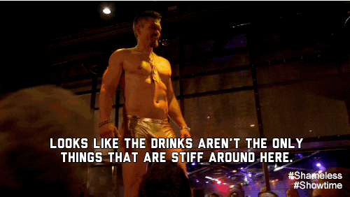 Showtime Guy Looks Stiff Around Here GIF