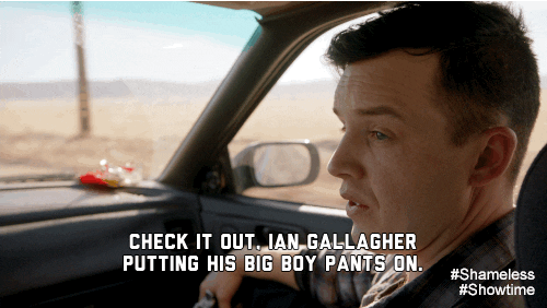 Showtime Ian Gallagher Big Boy Pants On GIF