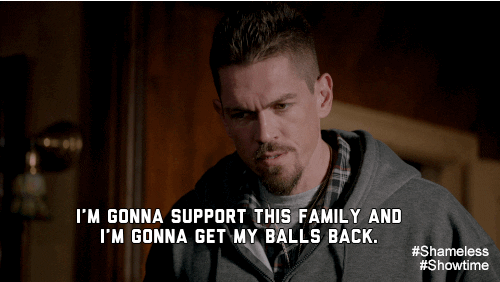 Showtime Steve Howey Support Family GIF