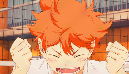 Shoyo Hinata Clenching Hands GIF