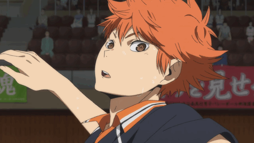 Shoyo Hinata Floating GIF
