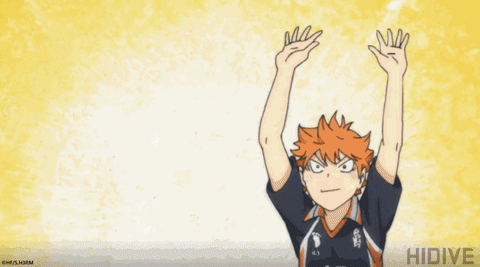 Shoyo Hinata Running GIF
