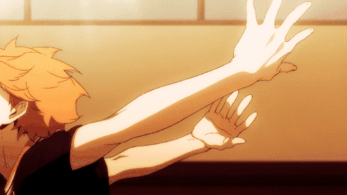 Shoyo Hinata Spiking Position GIF