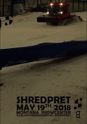 Shredpret Montana Snow Center Poster