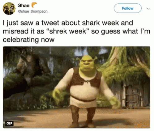 Shrek Dancing Shrek Week