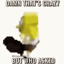 Shrek Holding Gun Saying Damn That's Crazy But Who Asked GIF