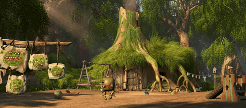 Shrek Is Love Bee On Shrek House GIF