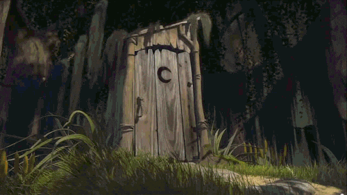 Shrek Is Love Door Impact GIF