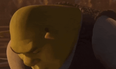 Shrek Looking Serious