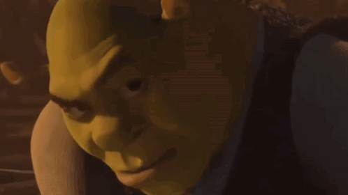 Shrek Making Funny Face