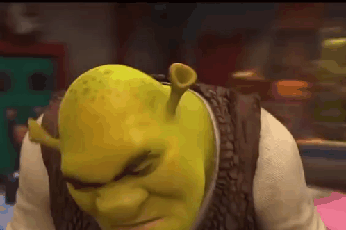 Shrek Making Funny Face