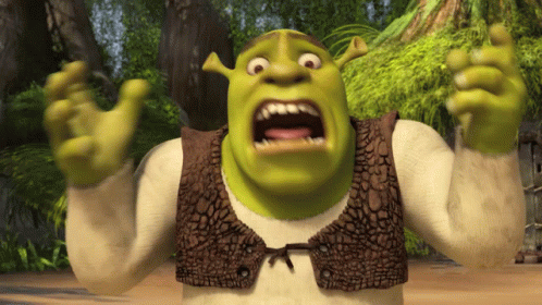 Shrek Making Funny Face GIF