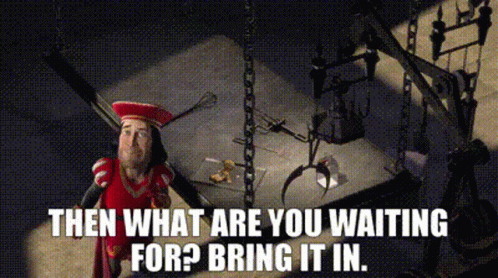 Shrek Prince Charming What Are You Waiting For GIF