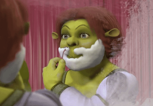 Shrek Shaving Fiona